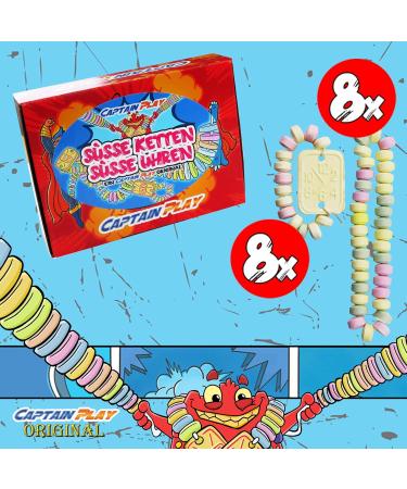  CAPTAIN PLAY CAPTAIN PLAY Bonus Box Candy Box Dextrose Necklaces and Watches Dextrose 16 pieces in individual packaging 244 g - Buy Online on GoSupps.com