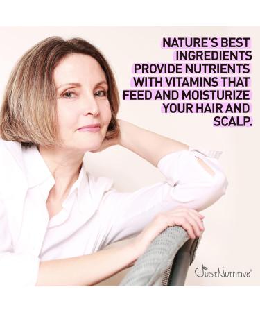 Just Nutritive Women's Hair Treatment Oil - Nourishing & Strengthening for Thinning Hair 4 oz - SLS & Chemical Free Ideal for Hair Loss Regrowth - Buy Online on GoSupps.com