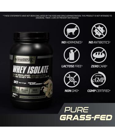 New Zealand Grass Fed Whey Protein Isolate Powder - Low Carb Low Calorie High Protein for Muscle Growth | Chocolate & Vanilla Flavors | Organic Post Workout Recovery - Buy Online on GoSupps.com