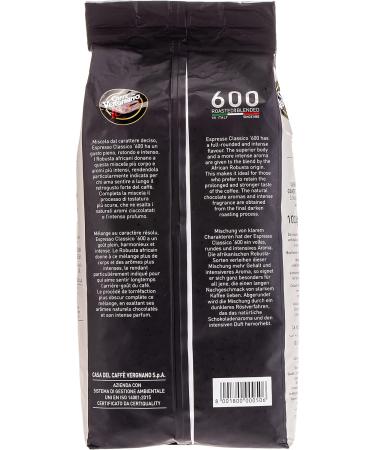 Caffe Vergnano Espresso Classico 600 Whole Beans 2.2lb/1kg by Caffe Vergnano - Buy Online on GoSupps.com