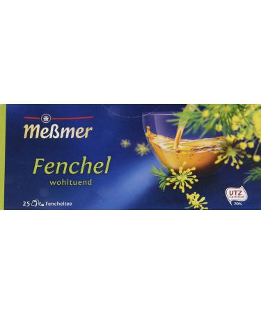 Messmer Tisane au Fenouil 25 Sachets 85 g - Lot de 4