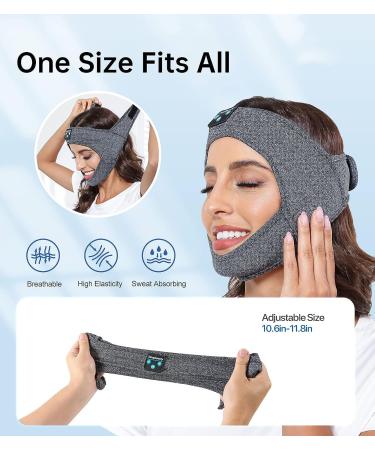 Sleepbeauty Double Chin Reduce Headband with Stereo Speakers - V Line Mask for Facial Slimming and Face Lifting - Buy Online on GoSupps.com