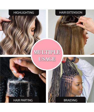 Braid Aid Adjustable Finger Parting Tool - Stitch Braiding & Finger Comb Hair Tool - Lightweight & Great for All Hair Types - Black - Buy Online on GoSupps.com