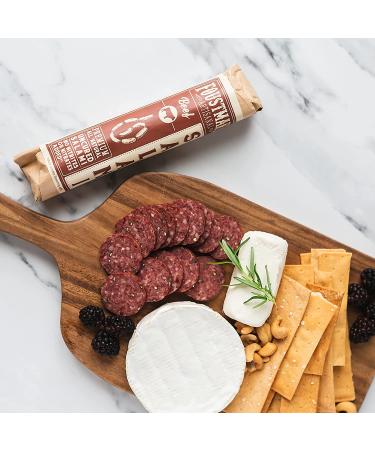 Foustman's Beef Salami: Artisanal, Nitrate-Free, Naturally Cured - Buy Online on GoSupps.com