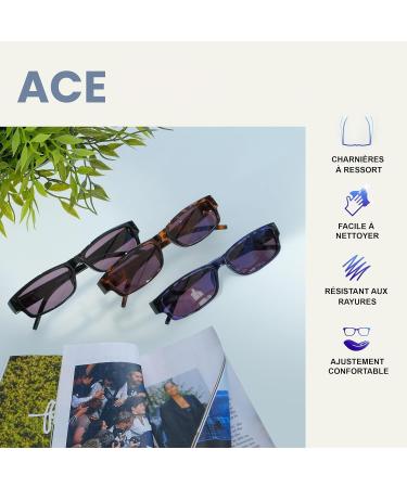 UV400 Solar Reader Glasses 2-Pack - Designer Style Black & Brown Tortoise | Men's & Women's UV Protection +2.00 Diopters - Buy Online on GoSupps.com
