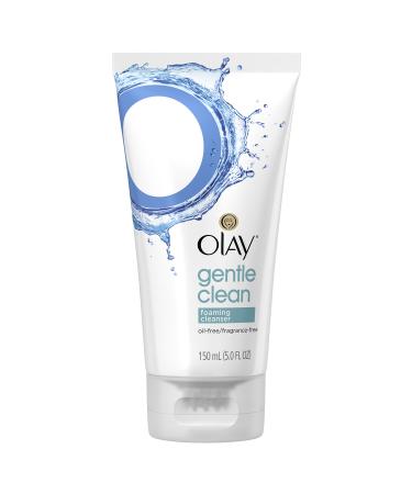 Olay Gentle Clean Foaming Face Cleanser Tube for Sensitive Skin 5.0 Fluid Ounce
