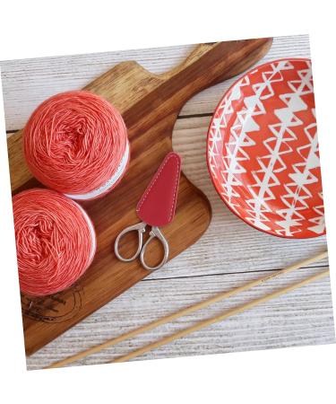 Fomiyes 3-St Shearing Head Cover - Premium Vaginal Scissors Protection & Storage PU Leather Bag - Buy Online on GoSupps.com