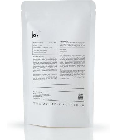 Oxford Vitality Inositol Powder 500g - Myo-Inositol Supplement for Weight Management & Neurological Support - Buy Online on GoSupps.com