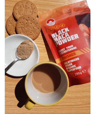 Black Maca Powder Gelatinized 250G | Boost Performance & Endurance | Ecological Black Maca Superfood - Buy Online on GoSupps.com