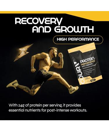 COURA Prote n Performance 990g - High-Performance Protein Powder - with Creatine - Ideal for Athletes - Gluten-Free Vanilla 2.18 Pound (Pack of 1) - Buy Online on GoSupps.com