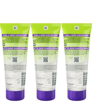 Garnier Fructis Curl Scrunch Controlling Gel 6.8 Fl Oz - 3 Count, 20.40 Ounce - Shape & Shine, Packaging May Vary - Buy Online on GoSupps.com