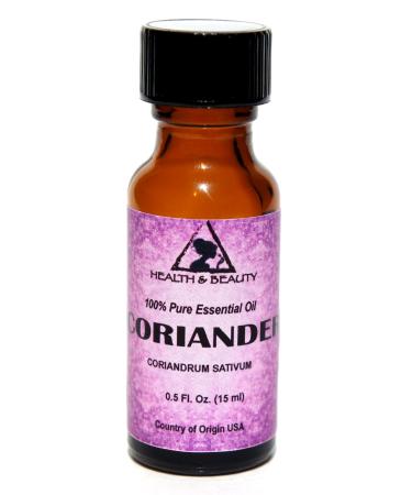 Coriander Essential Oil Aromatherapy 100% Pure Natural 0.5 oz 15 ml