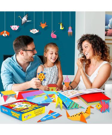 Aigybobo Origami Paper Set 308PCS - Kids Craft Kit with Instructional Book | Art Supplies for Girls Ages 6-12 | Perfect for School Projects - Christmas Gifts for Boys & Girls - Buy Online on GoSupps.com