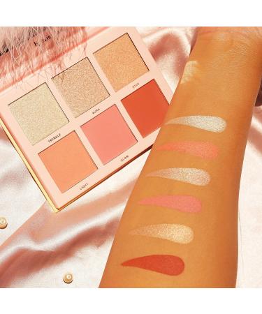 Kara Beauty Lighting Hour 2-in-1 Blush & Highlight Palette - Vegan | Buy Online - Buy Online on GoSupps.com