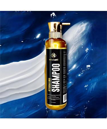 Hydrating Shampoo - Sulfate-Free Moisturizer with Wheat Protein & Shea Butter for Dry Damaged Hair - 16.9 fl oz - Dandruff & Breakage Repair - Buy Online on GoSupps.com