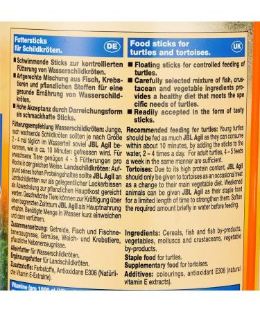 JBL Agil 70343 Main Food for Turtles - 1 Pack (1 x 1L 400g) | Premium Turtle Nutrition for Healthy Aquatic Pets - Buy Online on GoSupps.com