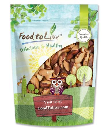 Dry Roasted Brazil Nuts, 1 Pound  Unsalted, Whole, Oven Roasted Brazilian Nuts, No Oil Added, Shelled, Vegan, Kosher, Bulk. Good Source of Protein and Essential Fatty Acids. Crunchy Snack - Buy Online on GoSupps.com
