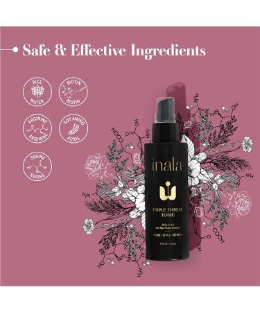 Inala Triple Threat Tonic - 3-in-1 Rice Water Treatment for All Hair Types 5 Fl Oz - Buy Online on GoSupps.com