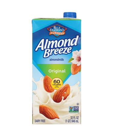 Almond Breeze Dairy-Free Almondmilk Original 32 Fl Oz - Pack of 12 - Buy Online on GoSupps.com