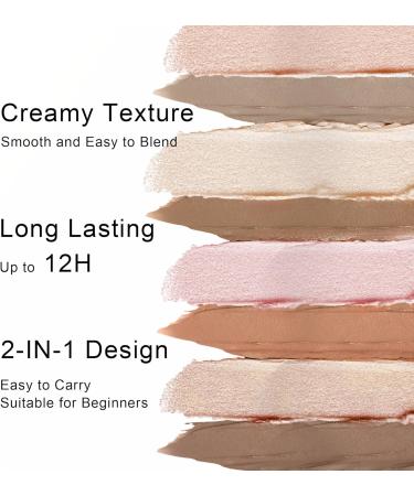 FV Contouring Stick and highlighter long hold waterproof creamy texture easy to fade for light and medium complexions 02 lightmedium - Buy Online on GoSupps.com