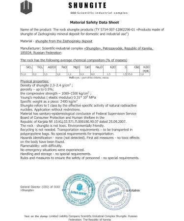 Buy Puraja Schungit Pyramid | Original Karelia | Polished | Fullerenes | Zazhoginskij Mine Certified | 10 cm (1-Pack) - International Shipping Available - Buy Online on GoSupps.com