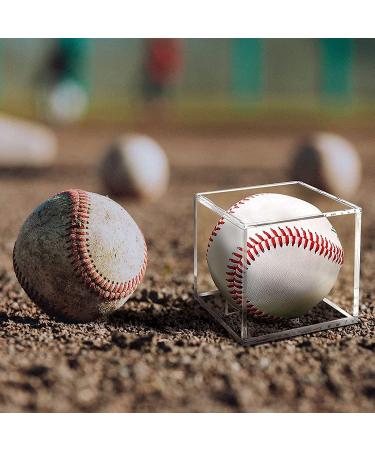 4 Pack Baseball Display Case - UV Protected Acrylic Boxes for Memorabilia Showcase and Autograph Ball Protector - Buy Online on GoSupps.com