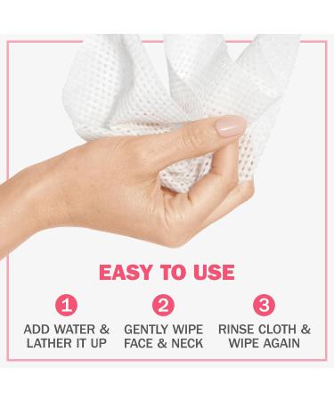 Olay Daily Facials 5-In-One Hydrating Cleansing Cloths with Grapeseed Extract 66 Count & Regenerist Micro-Sculpting Scrub Facial Cleanser Face Wash 150 ml - Buy Online on GoSupps.com