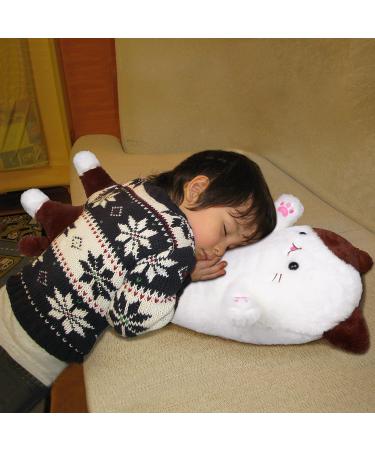 Cat Plush Pillow Stuffed Animal Cat Toy Giant Cat Pillow Cute Kitten Plush Toy Long Plush Cat Hugging Pillow Stuffed Cat Doll Cuddly Toy for Boys Girls Friends Birthday Christmas(80cm Brown) - Buy Online on GoSupps.com