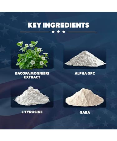 AMERICAN VITALITY Brain Formula with Niacin Vitamin B6 & GABA Provides Nutritional Support for Brain Health & Mental Performance* 60 Capsules - Buy Online on GoSupps.com