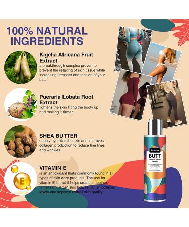 Butt Enhancement Cream - Hip Lift & Firming Massage for Women - Bigger Buttocks Boost - Buy Online on GoSupps.com