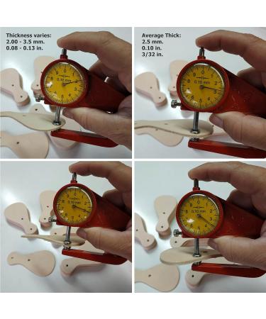 Upon Leather 30 Pack Key Fob Kits - Vegetable Tanned Tooling Leather | DIY Key Rings & Rivets | Easy to Tool, Carve, Engrave, Paint, Dye or Stamp - Buy Online on GoSupps.com