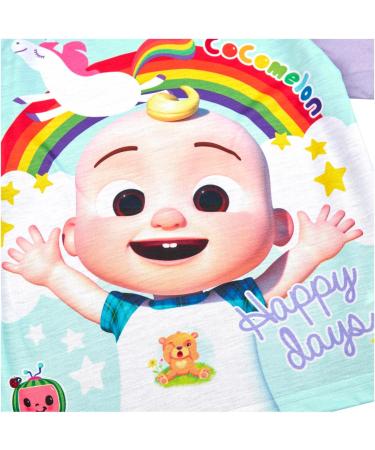 CoComelon Baby Girls Short PJs - Toddler Summer Pyjamas | Ages 6 Months to 5 Years | Lilac, 4-5 Years - Buy Online on GoSupps.com