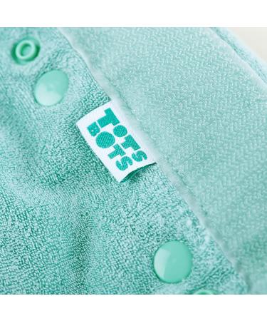 TotsBots Bamboozle Stretch Cloth Nappy Size 1 - Moss | Reusable Washable Nappy for Newborns (2-8kg) - Buy Online on GoSupps.com