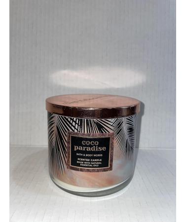 Coco Paradise 3-Wick Candle - 14.5 oz Natural Essential Oil Scented Candle for International Shipping - Buy Online on GoSupps.com