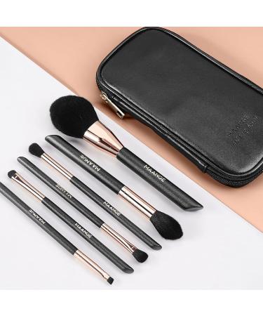 Premium 7-Piece Make-Up Brush Set | Professional Synthetic Brushes for Blending & Powder | Includes Cosmetic Bag - Buy Online on GoSupps.com