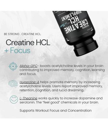 Creatine HCL Pills (1.5G) - Top Rated Creatine for Women and Men - No Bloat Creatine Capsules - Booty Gain and Muscle Builder - 150 Count - Buy Online on GoSupps.com