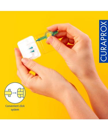 Curaprox Interdental Brush Set CPS 06 Prime Start - 5 Brushes 0.6mm Turquoise Starter Set for Effective Oral Care - Buy Online on GoSupps.com