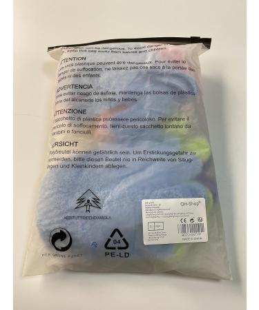 Buy Shower Gloves & Bath Gloves - Double-Sided Nylon 10 Pieces 5 Colors for Men Women & Children - International Shipping Available - Buy Online on GoSupps.com