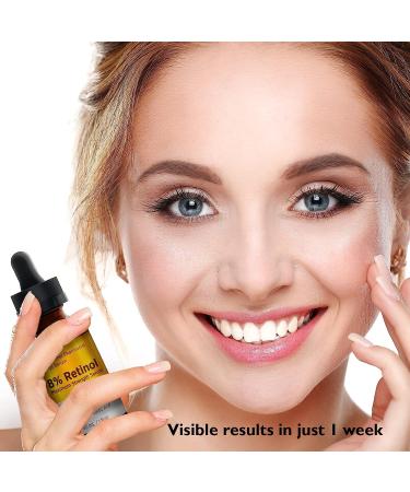 LaClaire Retinol Complex Face Serum 15ml - Anti-Aging & Brightening Neck/Facial Serum with Lactic Acid, Vitamin A & Retinyl Palmitate - Firm, Smooth & Nourish Skin - Anti Wrinkle Formula (Pack of 1) - Buy Online on GoSupps.com