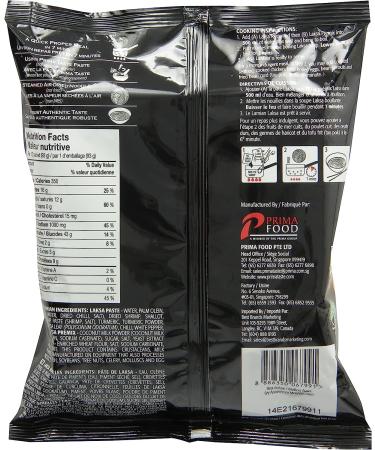 Prima Taste Singapore Laksa La Mian Instant Noodles Ramen 185g (Pack of 12) HALAL - Buy Online on GoSupps.com