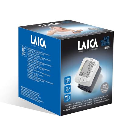 Laica BM1006W Wrist Blood Pressure Monitor - Grey/White - Buy Online on GoSupps.com