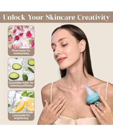 Rena Chris Ice Roller for Face - Cube Facial Massager Reduces Eye Bags Reusable Silicone Mold Cooling Skin-Care Tool for Women - Shop Now - Buy Online on GoSupps.com