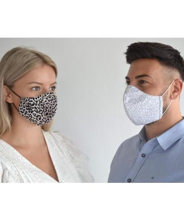 Comfort Concept 5-Piece Reusable Hygienic Masks Trendy Patterns Three-Layer Protection for Women & Children Size M - Buy Online on GoSupps.com