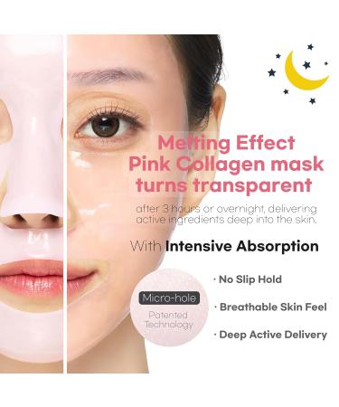 aurtier Overnight Skincare Set Anti-Wrinkle & Firming Rich Cream with Collagen Peptides + Hydrogel Face Mask for Lifting, Deep Hydration & Dewy Glow Korean Beauty - Buy Online on GoSupps.com