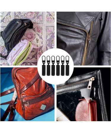 Toymis 6-Piece Universal Zipper Repair Kit - Removable Metal Pulls for Jackets Clothing Pants Jeans Luggage & Handbags - Durable Black Zippers - Buy Online on GoSupps.com