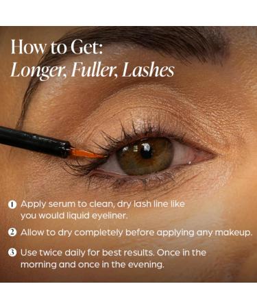 Vellora Lash & Brow Growth Serum Duo Peptide & Botanical Blend for Naturally Fuller-Looking Lashes & Brows 3mL Each - Buy Online on GoSupps.com