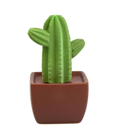 Maxi Cactus Non-Electric Ceramic Diffusers for Essential Oils and Aromatherapy Fragrance White Ceramic Diffusers in Car or Desk Office Decor and Small Bathroom at Home Brown Vase