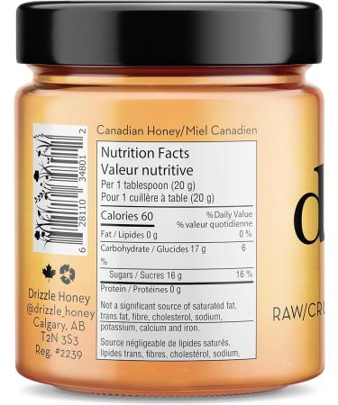 Drizzle Golden Raw Honey - Unfiltered and Unprocessed - Rich in Nutrients and Beneficial Enzymes - Notes of Dandelion Mint and Caramel - 100% Raw Pure Honey - Gluten-Free Paleo-Friendly (Pack of 2) 500g Golden Raw 500 g (Pack of 2) - Buy Online on GoSupps.com