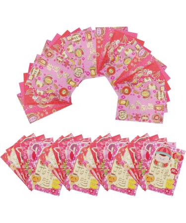 ABOOFAN 96 Pcs 2021 Year of The Ox Red Envelope Chinese New Year Money Envelope 2021 Chinese New Year Money Ornaments for Kids Spring Festival Chinese Zodiac Paper Small Red Envelope Child - Buy Online on GoSupps.com