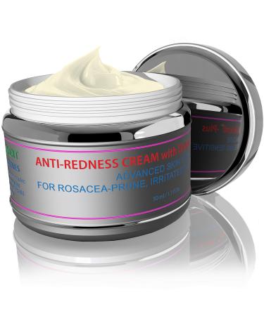 Redness Relief Face Eczema Cream - All-Natural Anti Itch Cream - Fast-acting Rosacea Treatment for Face - Facial Moisturizer and Eczema Treatment Body Cream - Hormone-Free Rosacea Skin Care Products